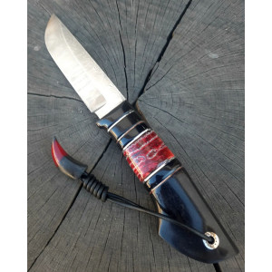 ЧОРНИЙ БУЙВОЛ ножі ручної роботи студії Павла Гончаренка, сталь n690 61 HRC. Photo 3